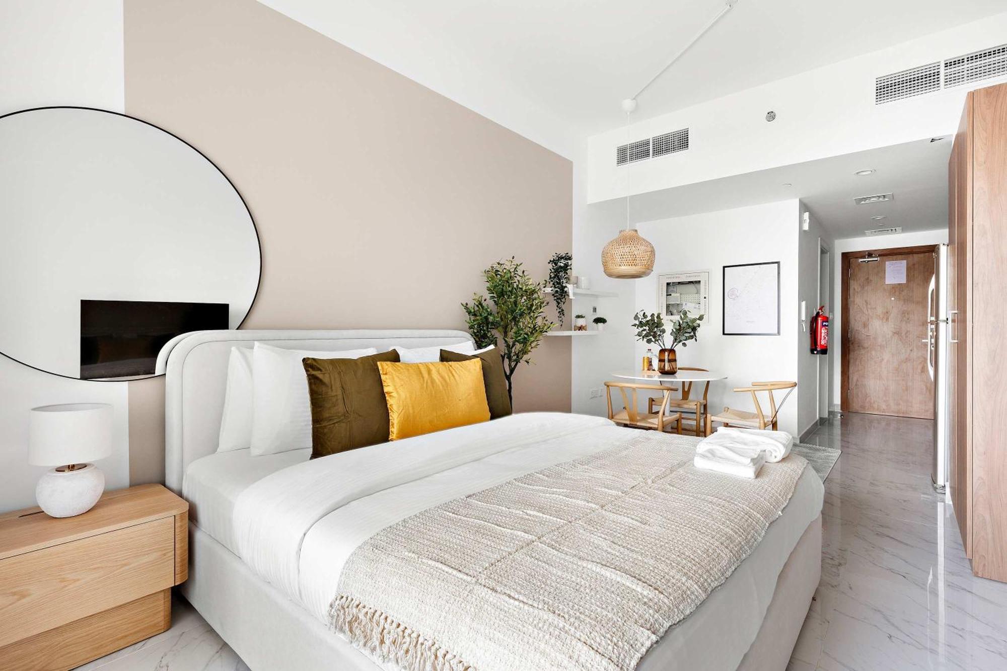 Silkhaus Chic Studio Near Masdar City Park أبو ظبي المظهر الخارجي الصورة