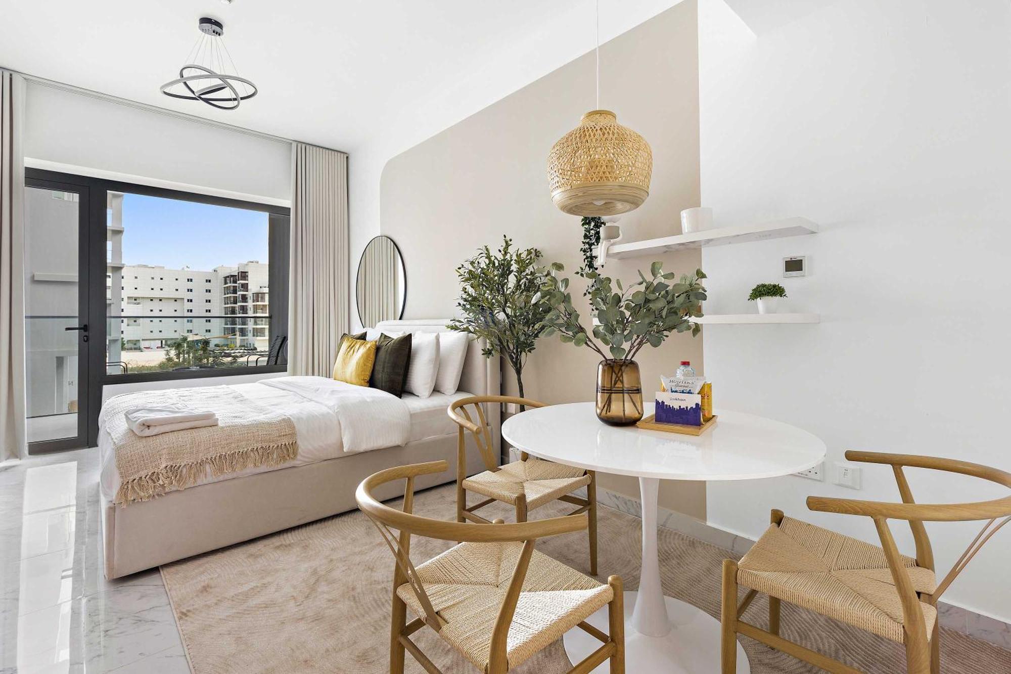 Silkhaus Chic Studio Near Masdar City Park أبو ظبي المظهر الخارجي الصورة